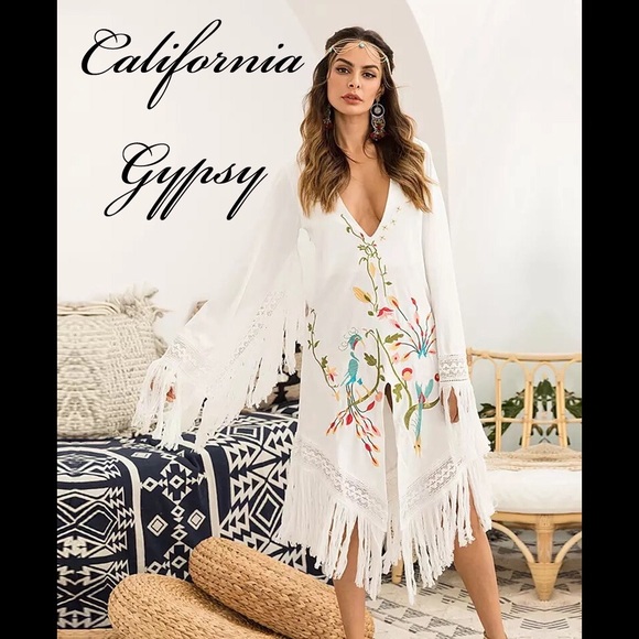 RESTOCKING🎉Hippie Coachella festival kimono dress - Picture 2 of 8